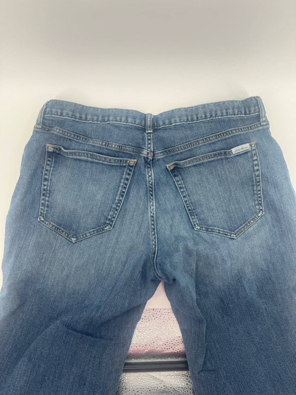 Eddie Bauer Women's Straight-Leg Jeans — Medium Blue - Picture 4 of 6